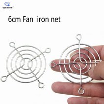 Gdstime-60mm 축 DC 팬 그릴 6cm 언 네트 실버 메탈 PC 핑거 가드 프로텍터 60x60mm 냉각 쿨러 10 Pcs