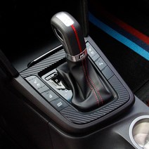 아반떼 AD 스포츠 터보 기어 테두리 튜닝 카본 스티커, 블랙카본(무광)