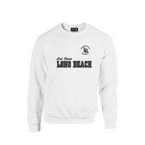 SDI NCAA 50/50 혼방 227g 크루넥 스웨트셔츠 하얀색, Small, Small
