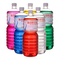 캔들용 액체파라핀 1.8 L 파라핀 오일 1상자 (12병) + 깔대기 증정, 초록
