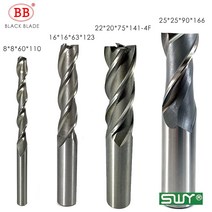 BB 엔드 밀 HSS 커터 CNC 금속 강철 플라스틱 2 3 4 플루트 톱니 1 40mm 직경 세트 ISO 임페리얼 저속 가공 도구, 66 13x12x53x110_03 4-Flutes