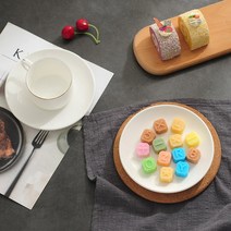 엔젤야옹 알파벳 숫자 도형 48구 초콜릿 베이킹 얼음틀 아이스트레이 실리콘몰드