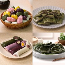 아리울떡공방 아리울떡공방 특허받은 떡! 굳지않는 아리울 떡세트 4종 4kg(쑥개떡+쑥앙금절편+모듬앙금가래떡+깨송편), 단일옵션