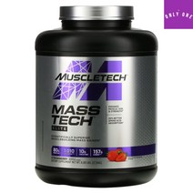 머슬테크 매스 게이너 엘리트 딸기 6파운드(2.72kg), 쿠키 & 크림