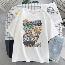옴니뷰 Anime T-shirt men Graphic Cartoon Titan Attack Shingeki No Kyojin 티셔츠 하라주쿠 오버사이즈, 03 S9199-White_03 M