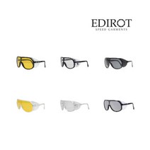 에딜롯 윙글라스 방풍고글 003 STANDARD WING GLASSES BLACK CLEAR FRAME 6COLOR, 고글 003 - 블랙/크롬