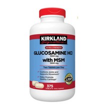커클랜드 글루코사민 1500mg MSM 375정, 1, 1개