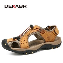 발볼넓은 운동화같은 30대 40대 50대 60대 로퍼 구두 샌들 DEKR-신상품 남성 신발 정품 가죽 샌들 여름