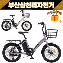 삼천리 2023 팬텀 데이지 20인치 시티형 PAS/스로틀 겸용 전기자전거 사은품증정, 베이지
