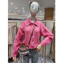 써스데이아일랜드 크로셰 니팅 가디건(T236ACD534W)