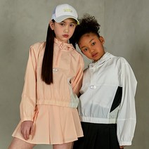 유솔 뉴코아 광명점 50%할인~ 오버핏 배색 크롭 아노락 ULSR23S51