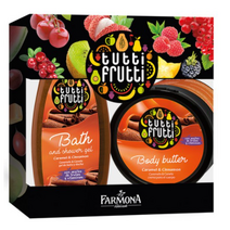 파모나 캬라멜 시나몬 바디 기프트세트 2종, 1세트