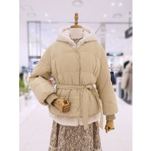 [써스데이아일랜드] 퍼 후드 다운 점퍼 T218ADJ239W(1306601)