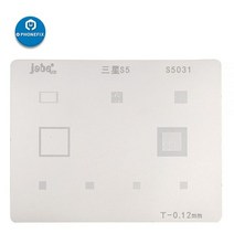 IC 칩 BGA Reballing 스텐실 키트 삼성 S4 S5 S6 S7 S8 참고 3 4 5 6 재 작업 네트 심기 주석 솔더 템플릿, 01 I9100-I9000
