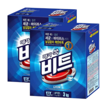 비트 분말 세탁세제 3kg x 2개