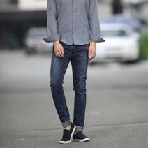 남성 11부 청바지 커팅 스판 롤업 데님 새내기 남친 기본템 데님팬츠 남자