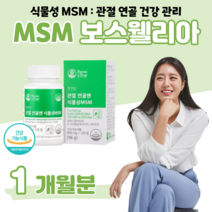 MSM 엠에스엠 보스웰리아 N 아세틸 글루코사민 관절 무릎 무릅 손목 연골 건강 도움 초록입홍합 상어 연골 해조 칼슘 초록 홍합 홈쇼핑 프리미엄 영양제 성분 가격 효능 밸런스 비교, 1개월분, 800mg x 120정