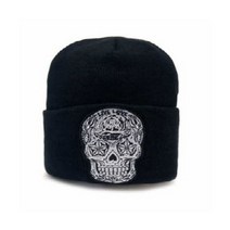 [천삼백케이] [락아메리카] Damien skull beanie