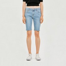 잠뱅이 여성 쿨맥스 다트포인트 올약 워싱 배기핏 5부 AM2DL5378-LB