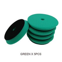 폴리셔 광택기 자동차 디스크 인치 자동 폴란드어 패드 바디, 13.Green x5pcs - 3lnch Backer