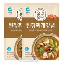 청정원 요리한수 된장찌개양념, 2개, 150g