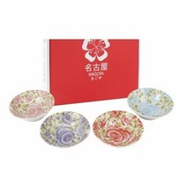 BYK 일본 찬기4p 답례품 나눔접시그릇세트, 단품