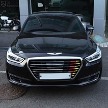 [JS AUTOMOTIVE] 제네시스EQ900 본넷 그릴 랩핑 데칼 스티커 튜닝 몰딩 인테리어 악세사리 용품, 독일(운전석)
