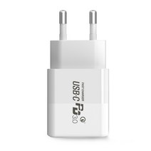 유엠투 20W PD3.0 고속충전기 QCPD20W, 화이트, 1개