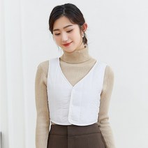 [레티고] 여성 데일리 경량 크롭 슬림 패딩 조끼