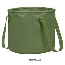 말통 펌프 약수 기름 등유 캠핌용 탱크 접이식 버킷 누수 방지 휴대용 캠핑 물 저장 컨테이너 낚시 여행, 01 20L