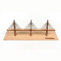 부산 거가대교 다리 목재 프라모델 키트 나무장난감 수업교구 인지능력 3D퍼즐 집중력, 상세페이지참조