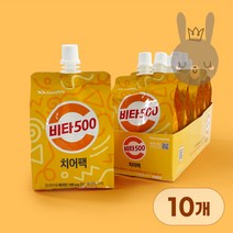 광동제약 비타500 치어팩 파우치형 음료 250ml 10개