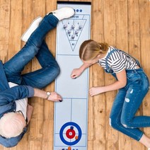 컬링게임 컴팩트 컬링 스포츠보드게임 동계올림픽 보드게임 스포츠게임 완구 토이 장난감 B012, 단품