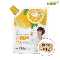 [RA㏓] 꽃샘 별난알맹이 유자 파우치 500g 1BOX (8개입) 치음료 과일치즙 맛있는 맛있는치 과일 치수 즙치 ▷_§Ea, 《본상품》, 《본상품》