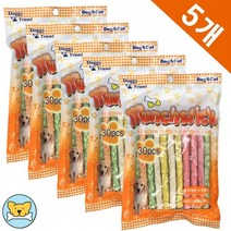 댕댕이 치아건강 먼치스틱 껌 30P 5개 입냄세제거 맛좋은 치석껌 푸들