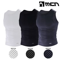 MCN 이너웨어 K매쉬 민소매 화이트 블랙 네이비 택1