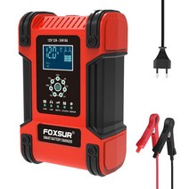 휴대용용용카스타터 12V12A 24V6A 차량 배터리 충전기 오토스마트 오토바이 바이크 바이크유지 보수 휴대용용배터리, 03 12V 12A 24V 6A EU