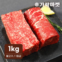 (주)트리 인천가정지사 가락마켓 대관령한우 소 불고기 (1kg) (9320016)