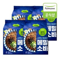 풀무원 자연건면 메밀소바 464g(4개입) x 4봉