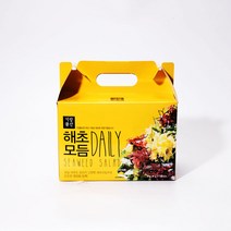 부산 기장 모듬해초 데일리 8g x 10봉 소스 10봉, 레몬갈릭5봉 비빔밥5봉