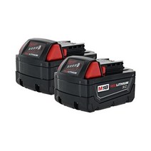 밀워키 48-11-1828 M18 XC RED 리튬 18볼트 리튬이온 무선공구 배터리 (2