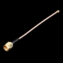 1Pc IPEX To SMA RP-SMA 암 플랜지 마운트 패널 잭 RG178 동축 피그 테일 케이블 커넥터 10CM, [01] 1pcs