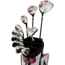 WORLD EAGLE (월드 이글) F-01α 남성 골프 클럽 풀 세트 화이트 레드 가방 ver. 【우용】 플렉스 S WE-J-