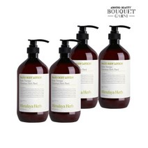 [부케가르니]히말라야 허브 나드 레몬민트향 바디로션 900ml x4, 색상:one color|사이즈:free