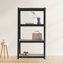 베란다선반 팬트리장 철제수납장 4단 1100 x 300 x 1950, 화이트