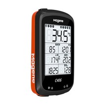 Magene McKin C406 GPS 등산 휴대 산악 용 지피에스 01 거치대 심박 밴드, C406 오렌지