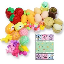 말랑이 거래판 + 촉감놀이 찐득이 팝잇 스퀴시 클레이 슬라임 10종 세트, 11. 10종세트, 색상랜덤, >_<