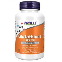 나우푸드 글루타치온 500mg 60 베지 캡슐 / NOW Supplements Glutathione 500 mg 60 Veg Capsules, 60캡슐, 1개