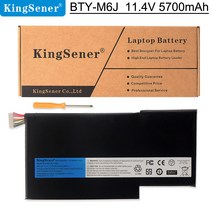KingSener BTY M6J MSI GS63VR GS73VR 6RF 001US BP 16K1 31 9N793J200 태블릿 PC MS 17B1 16K2 호환, 단일옵션