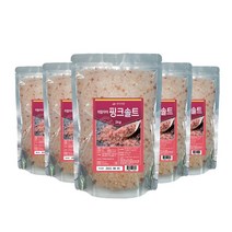 히말라야 핑크솔트 천연암염 2kg, 5개